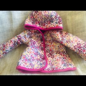 Baby Girls Reversible Quilted Jacket